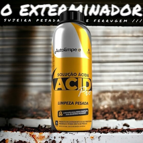 Acidpro 1lt Autolimpe Kit C/05 Unidades