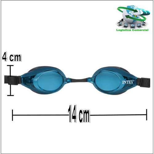 Lentes De Natacion Buceo Intex + Estuche 55692 Proteccion Uv