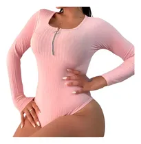 Comprar Remera Mangas Largas O Body  Cierre En El Pecho Morley