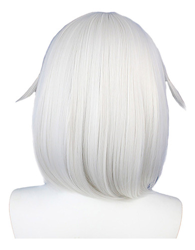 Ay Peluca Corta Para Cosplay 35cm, Con Red