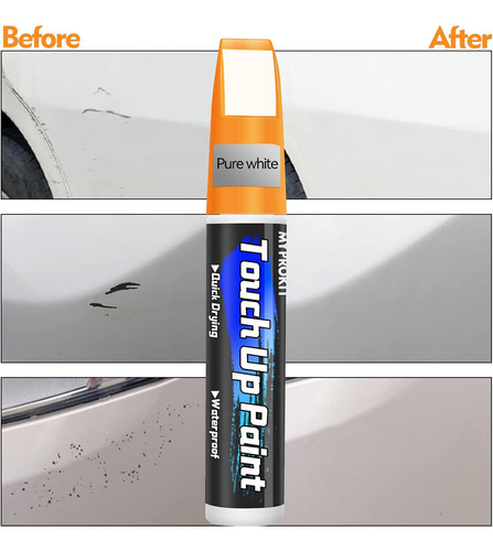Myprokit Pintura De Retoque Para Automóviles, Pintura Blanca