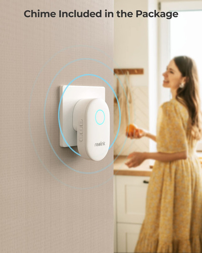 Cámara Ip Reolink 2k Para Exteriores Con Timbre V2