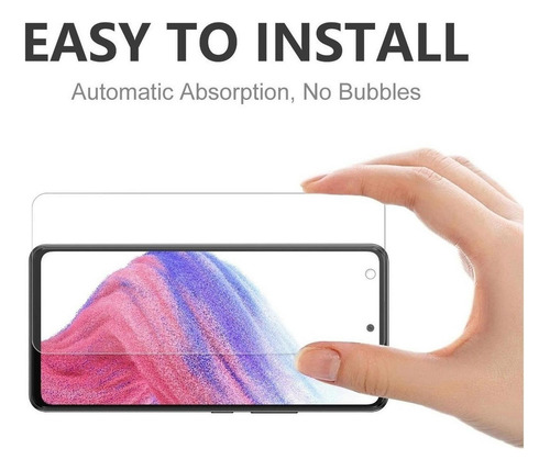 Imagen 3 de 4 de Samsung Galaxy A53 5g Lamina Vidrio Templado 9h