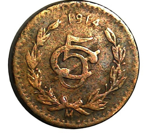 Moneda Centavos1914 Cobre Y 1914  Niquel  L1h15r2c2