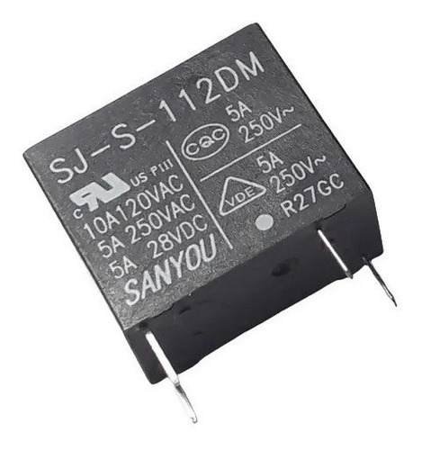 Rele Sj-s-112dm 4 Pinos 5a Sanyou Original Novo