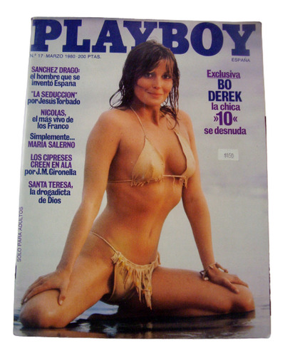 Playboy Bo Derek Marzo 1980 España Spain 