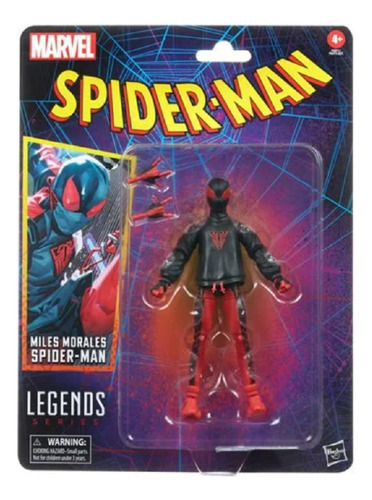 Spider-man Retro Marvel Legends Miles Morales Nuevo