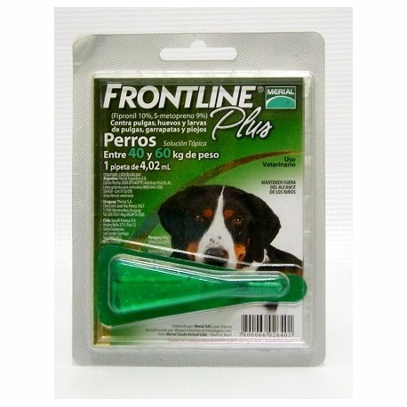 Frontline Plus Perros 40 A 60 Kg (envío Gratis) Solvet