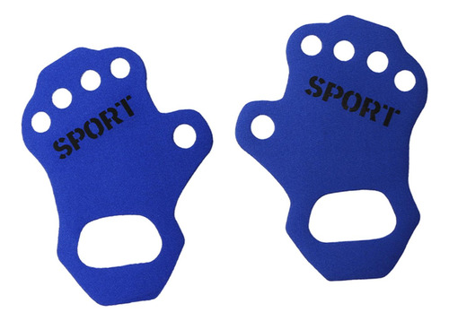 2 Guantes De Gimnasio Para Entrenamiento, Talla M Azul