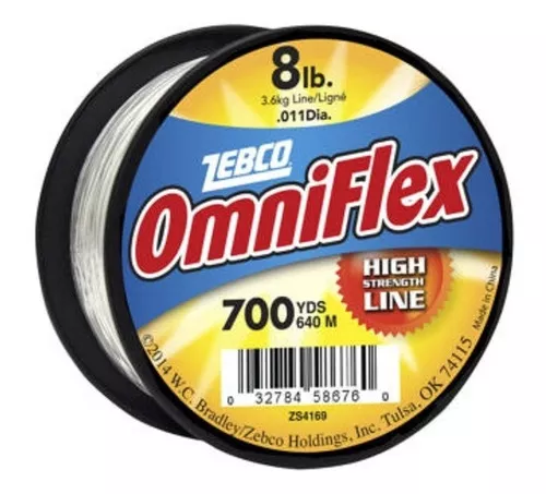 Hilo Sedal Pesca Monofilamento 4 6 8 10 12 15 20 25 30 50 Lb Color 8 Lb  640mts Omniflex