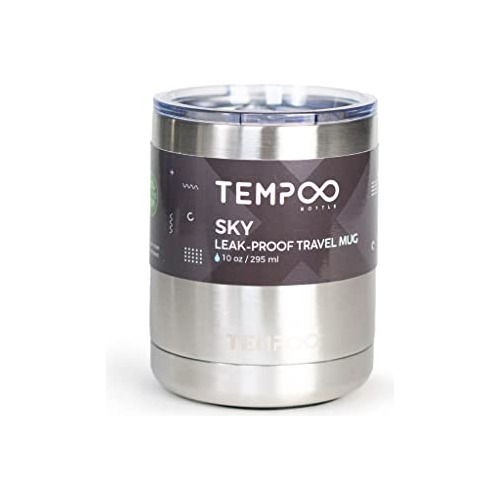 Tempo Coffee Mug, Vacuum Insulated Stainless Steel 7mc8u