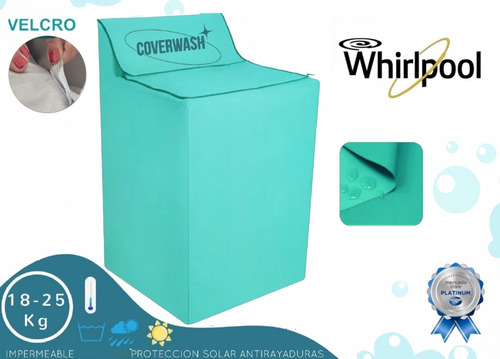 Cubre Lavadoras Whirlpool 16 Kilos Tablero Impermeable Color