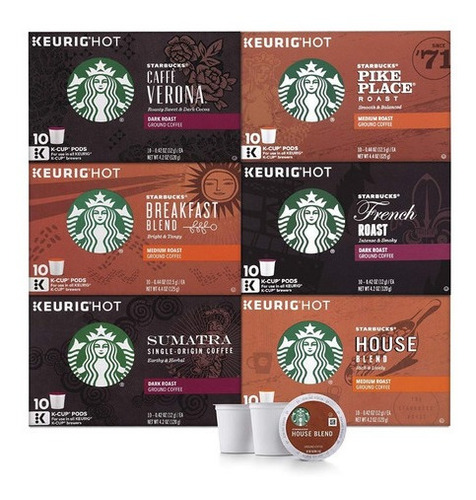 Starbucks Paquete De Variedad De Café Negro Para Keuring