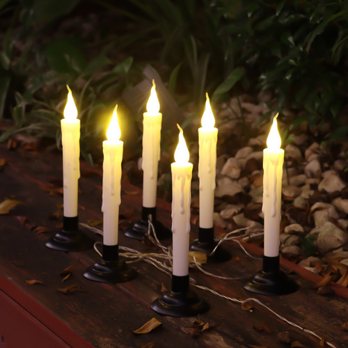 Velas Solares M Night Light Para Exteriores, 6 Unidades Led