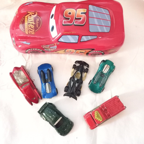 Coleccion 6 Autitos Mattel Mas Lata Cars Mc Donalds Vintage