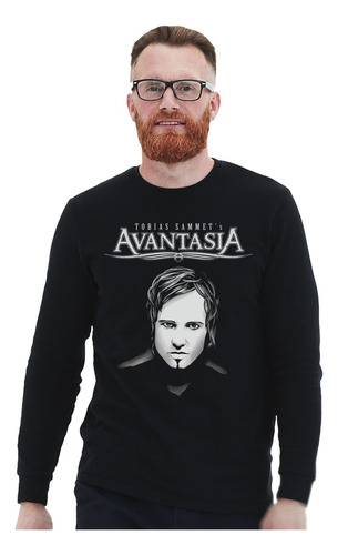 Polera Ml Avantasia Tobias Sammet Face Metal Impresión Direc