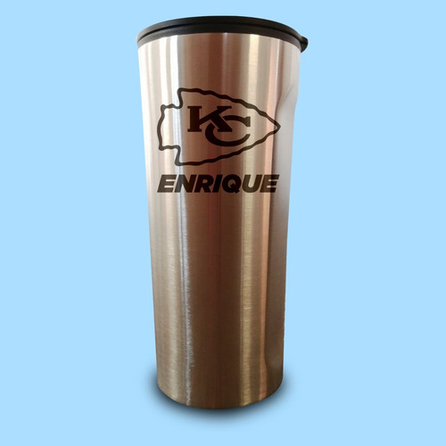 Imagen 2 de 5 de Termos Superbowl Nfl Personalizados Con Nombre Gratis