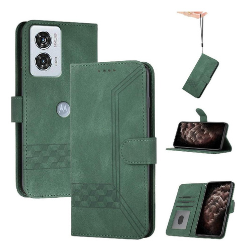 Compatible Con Cartera Motorola Edge 50 Fusion Con Pu