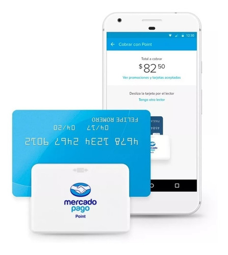 Imagen 2 de 10 de Mercado Pago Point Bluetooth - Lector De Tarjetas Mpos