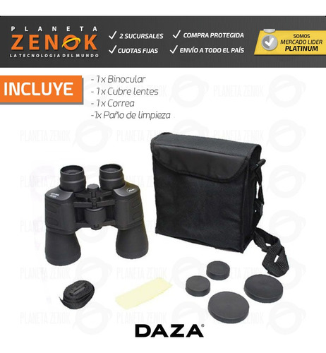 Binoculares 20x50 Potentes + Funda Negra Largavistas Daza