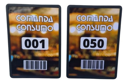 100un Comanda Eletrônica 9,6x6,8 Pronta Sem Personalizar