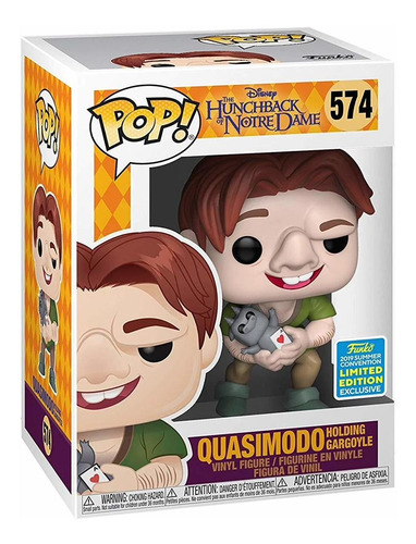 Funko Quasimodo Holding Gárgola (2019 Verano Con Exc) Pop Vi