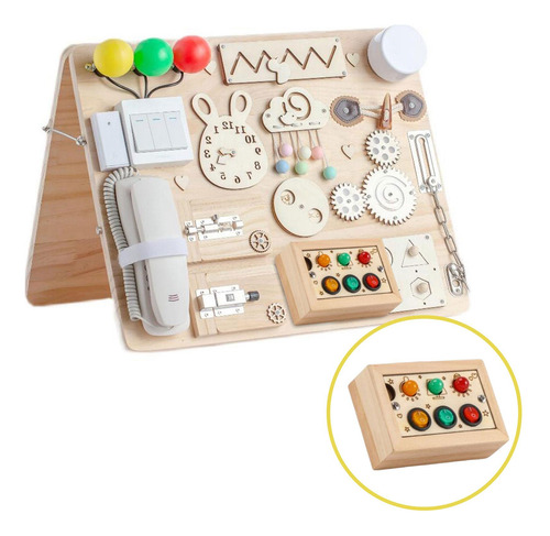 Interruptor De Luz Placa Ocupada Brinquedos Montessori