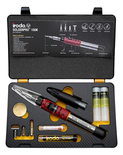 Iroda Professional Cordless Butane Soldering Multi-purpose K