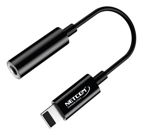 Adaptador De Audio Lightning A 3.5mm 1 Canal Netcom