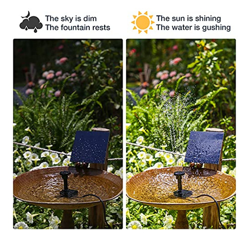 Kit De Bomba De Agua Solar Diy Aisitin 1.5w Para Característ