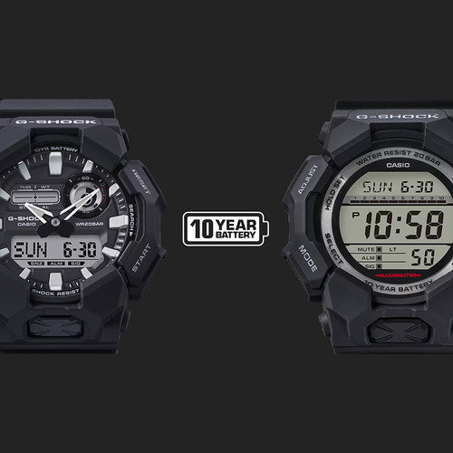 Rejoj Casio Gshock Gd-010 Bateria 10 Años 5 Alarmas