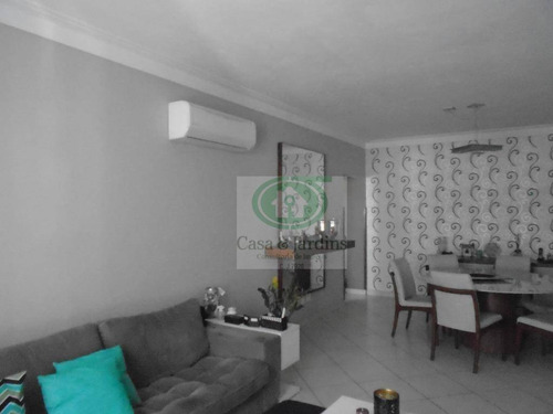 Imagem 2 de 30 de Apartamento Luxuoso 2 Dormitorios C/ 114 M,2 A. Útil, Ponta Da Praia, Santos. - Ap5409