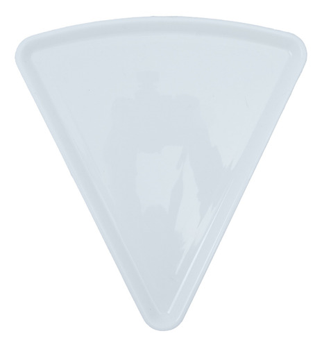 20 Platos Pizza Individual Triangulo Eventos Pizza Party Blanco