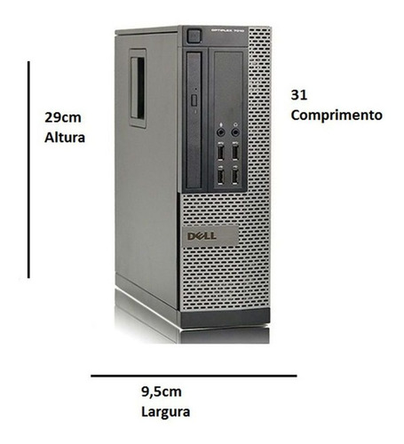 Imagem 6 de 7 de Cpu Dell Optiplex Sff 7020 Core I5 4ªg 4gb Ssd 120gb Wifi
