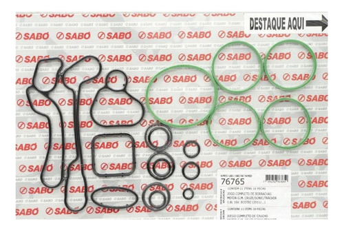 Kit Juntas Trocador Calor Gm Cruze Tracker Sonic Ecotec