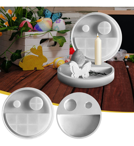 Soporte Para Velas, Lámpara De Té, Molde De Yeso, Goteo Y Pe