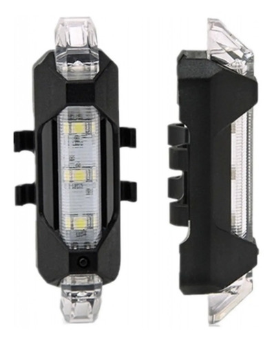 Luz Led Blanco Bicicleta Recargable Usb Delantera Caseros