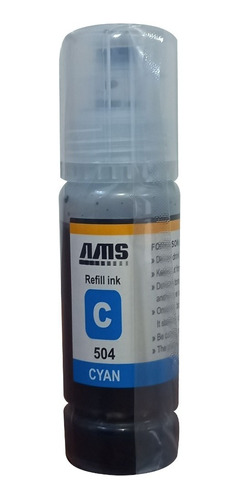 Tinta Generica Ams 504 Azul Para Impresora L4150 L4160 L6171