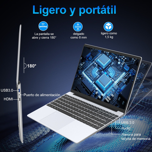 Laptop 15.6'' Intel Celeron N95 16gb Ram 1t Windows 11