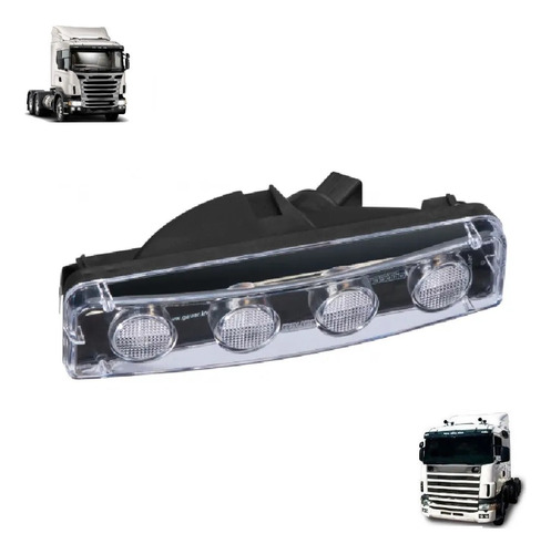 Lanterna Tapa Sol Led C/ Soquete Scania Série 4 Pgr 98-2018