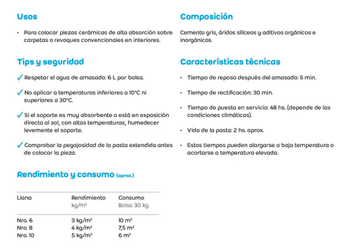 Pegamento Cerámicas Weber Gris X 30kg Solo Venta X Mayor