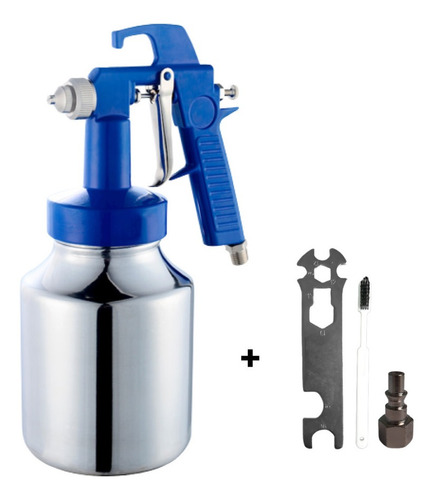 Imagem 1 de 6 de Pistola De Pintura Ar Direto Bico 1.3 1000ml - Chiaperini