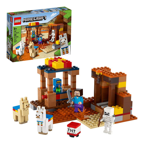 Set De Construcción Lego Minecraft The Trading Post 21167