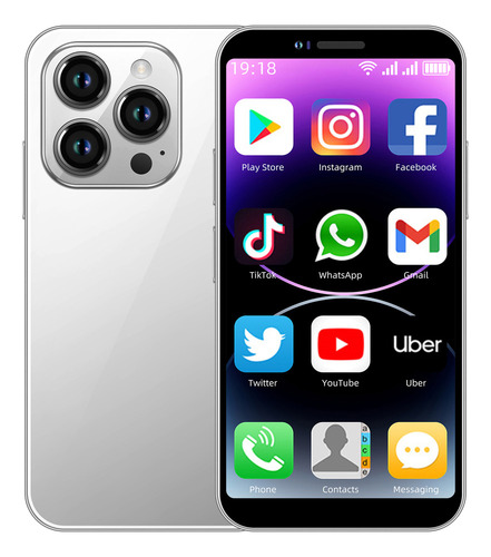 Android Celulares Mini Xs15 Pro Max 3.5 Pulgadas Barato Ram2gb Y Rom16gb Blanco