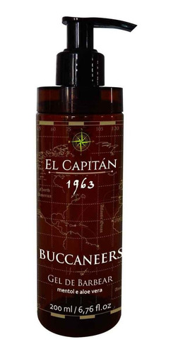 Gel De Barbear Buccaneers 200ml El Capitán