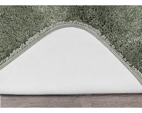 Alfombra De Baño Lavable Ultra Afelpada 56 X 152 Cm Helecho