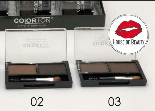 Sombra Para Ceja En Polvo, Maquillaje Ceja Colorton Color De La Sombra Café