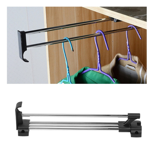 . Barra Extensible Extraíble Para Armario, Barra Deslizante