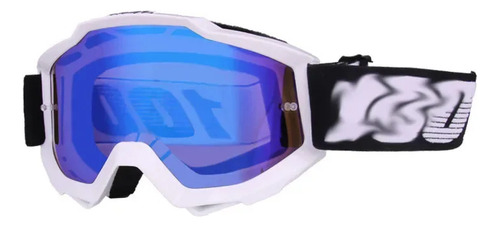 Azul Claro (escama Plateada): 100% Motocross Transfronterizo