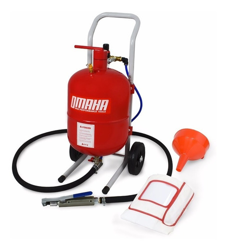 Imagen 1 de 9 de Arenadora Portatil Neumática 17 Litros 125 Psi Omaha An-17